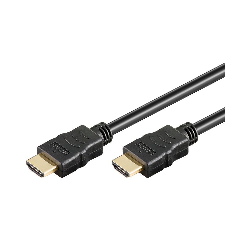 HDMI (ST-ST) 0,5m 3D Ethernet 4K vergoldet Black