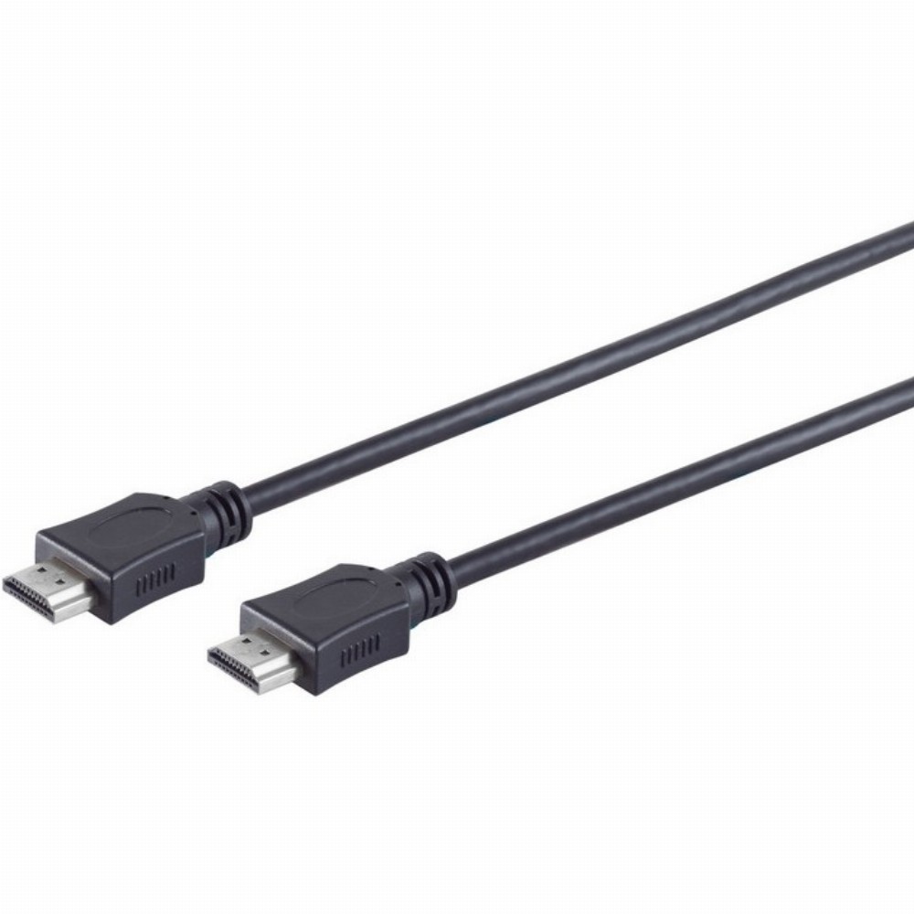 HDMI (ST-ST) 1,5m 3D Ethernet 4K 60Hz 3-fach 2.0 geschirmt Black