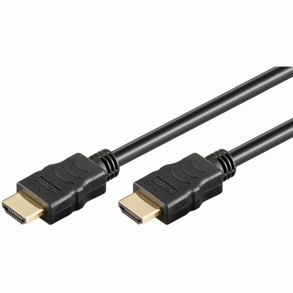 HDMI (ST - ST) 2m 3D+Ethernet+4K vergoldet *Posten*