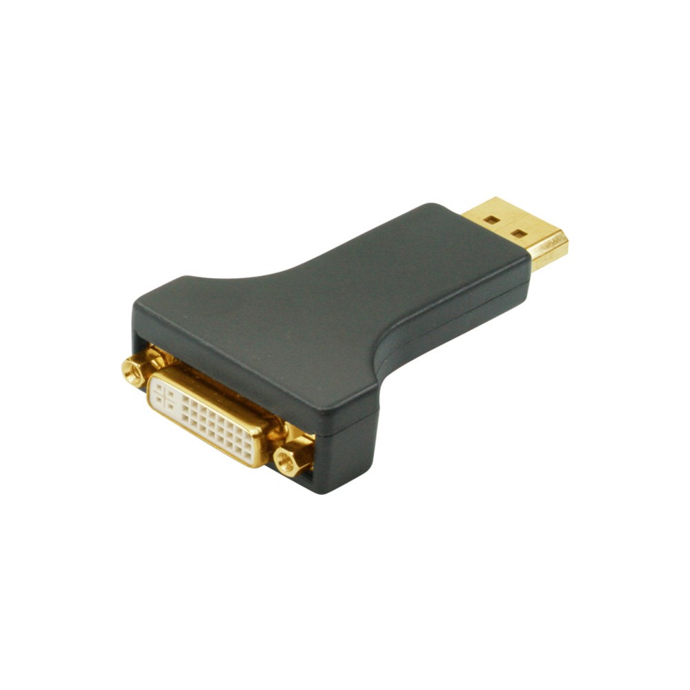 Adapter DisplayPort > DVI (ST-BU) vergoldet Black