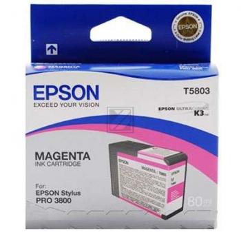 C13T580300 // T5803 / magenta / original EPSON Tintenpatrone magenta / C13T580300 / 80.00 ml