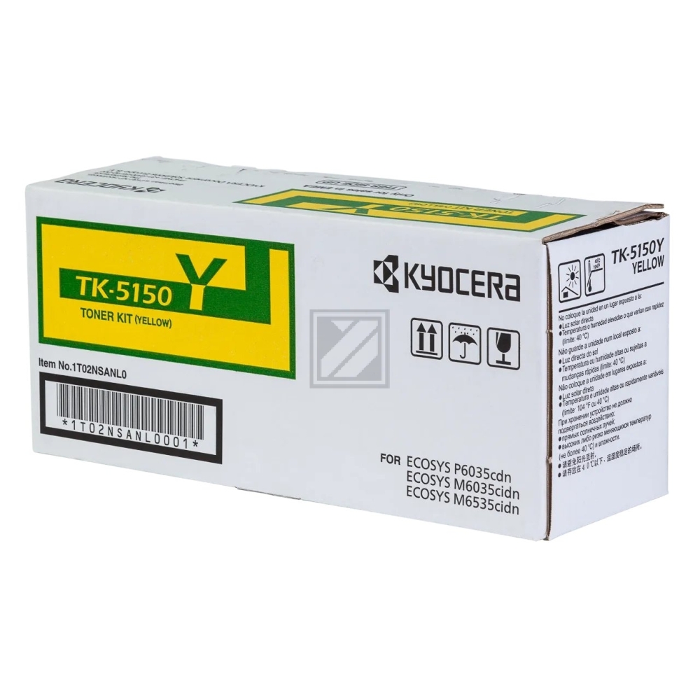 1T02NSANL0 // TK5150Y / gelb / original KYOCERA Toner gelb / 1T02NSANL0 / 10000 S.