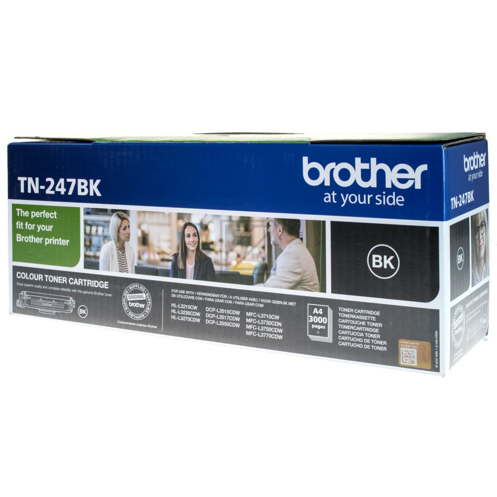 TN247BK / original BROTHER Toner schwarz / TN247BK / 3000 S.