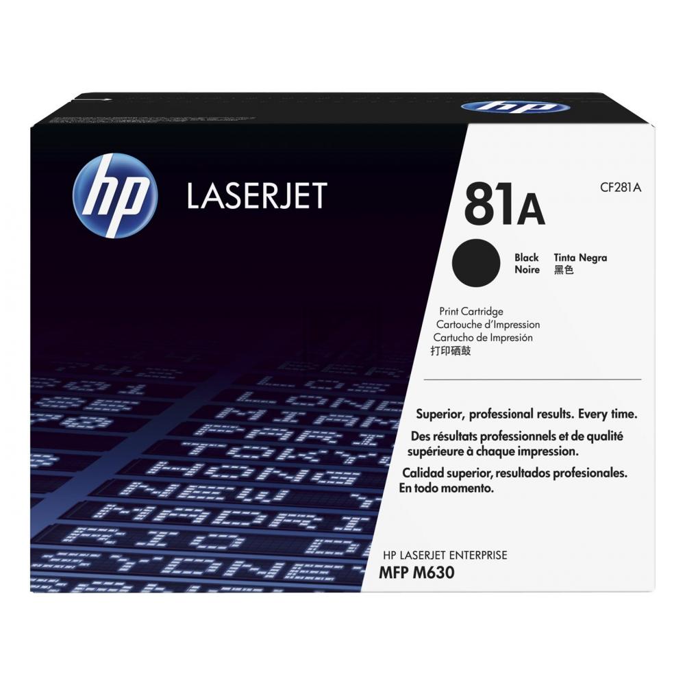 CF281A // 81A / schwarz / original HP Toner schwarz / CF281A / 10500 S.