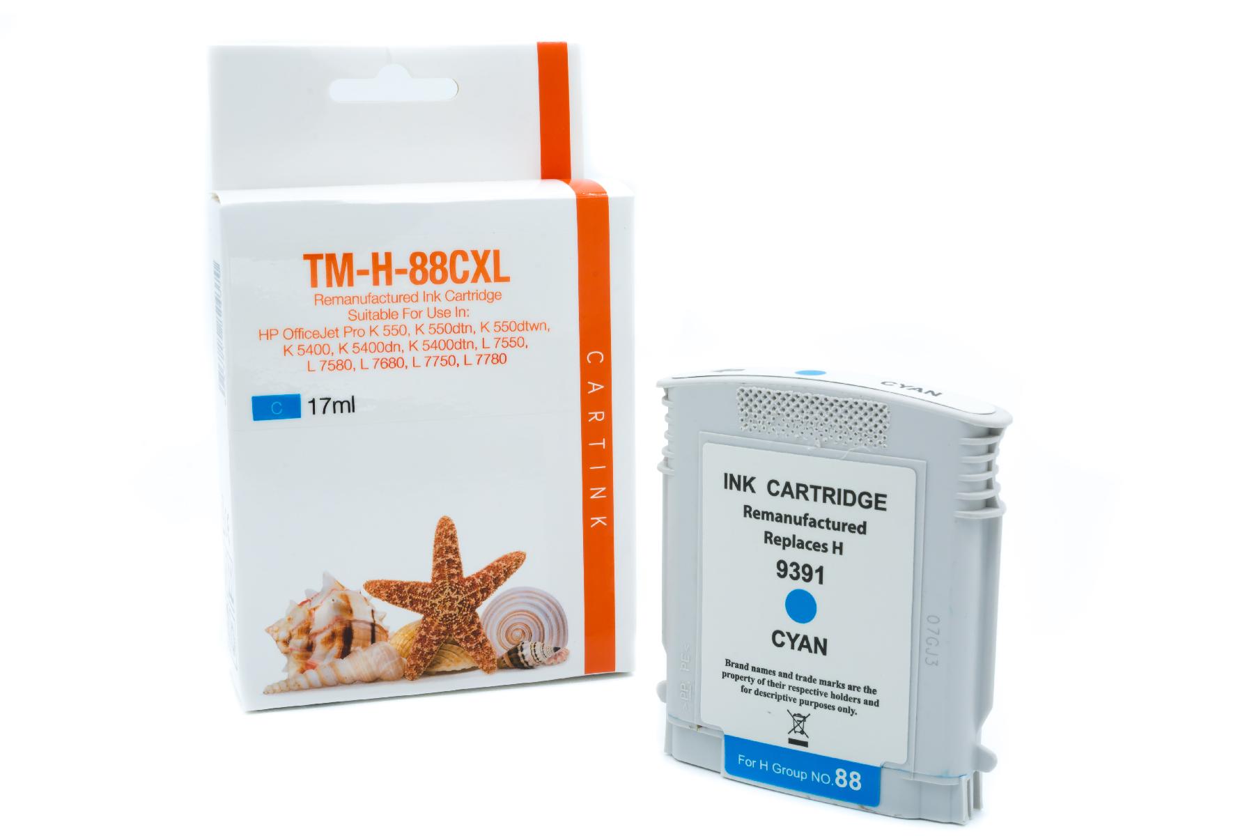 Refill Tinte Cyan für HP / C9391A / 17ml