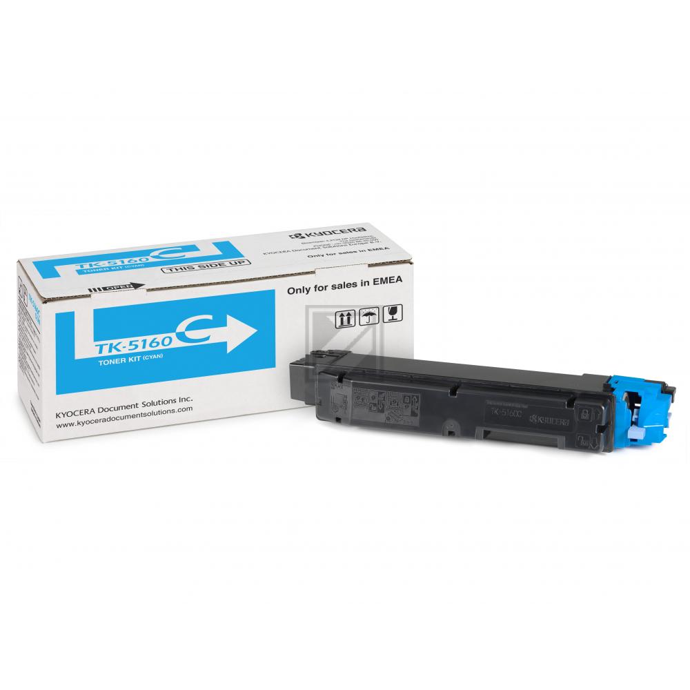 1T02NTCNL0 // TK5160C / cyan / original KYOCERA Toner cyan / 1T02NTCNL0 / 12000 S.