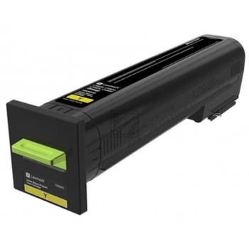 72K20YE / gelb / original Lexmark Toner gelb / 72K20YE / 8000 S.