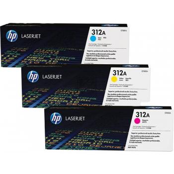 CF440AM // 312A / original HP Toner MultiPack / CF440AM / 2700 S.