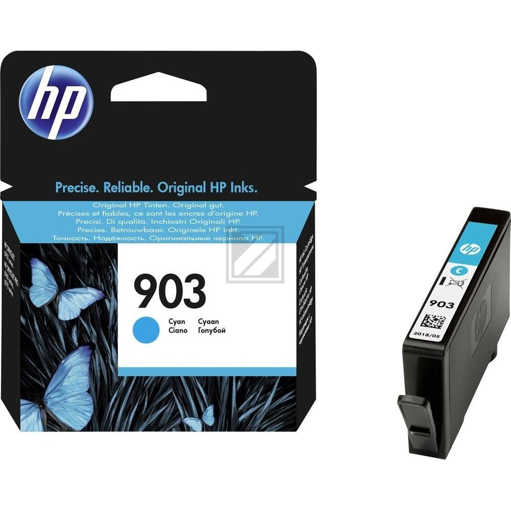 T6L87AE301 // 903 / cyan / original HP Tintenpatrone cyan / T6L87AE301 / 315 S. / 4.00 ml