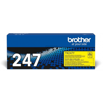 TN247Y / original BROTHER Toner gelb / TN247Y / 2300 S.