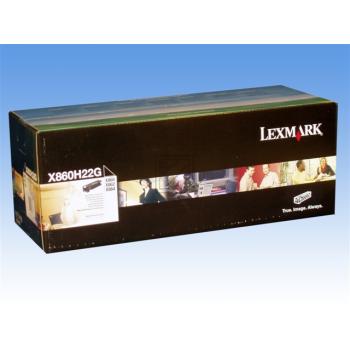 X860H22G / schwarz / original LEXMARK Drum Kit / X860H22G / 48000 S.
