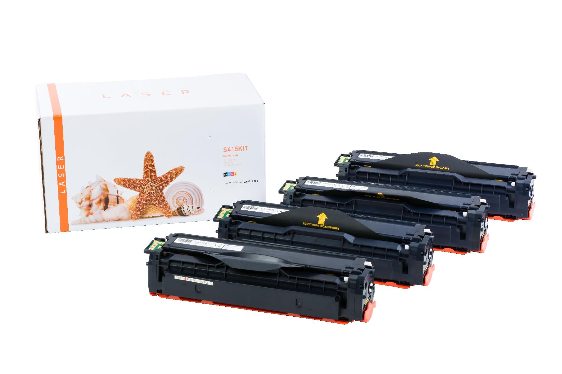 Alternativ Toner Rainbowkit für Sam / CLP415 / BK2.500 / CMY1.800 Seiten