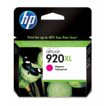 CD973AE // 920XL / magenta / original HP Tintenpatrone magenta / CD973AE / 700 S. / 6.00 ml