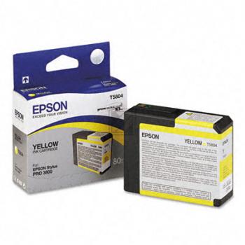 C13T580400 // T5804 / gelb / original EPSON Tintenpatrone gelb / C13T580400 / 80.00 ml