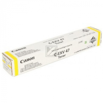 8519B002 // CEXV47 / gelb / original CANON Toner gelb / 8519B002 / 21500 S.