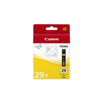 4875B001 // PGI29Y / gelb / original CANON Tintenpatrone gelb / 4875B001 / 1420 S. / 36.00 ml