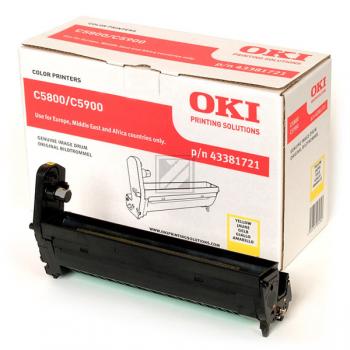 43381721 / gelb / original OKI Drum Kit / 43381721 / 20000 S.