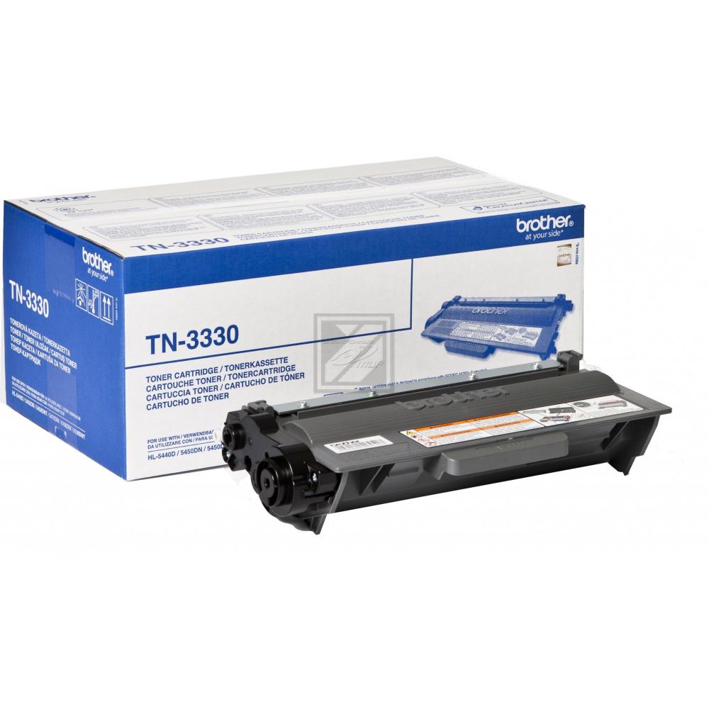 TN3330 / schwarz / original BROTHER Toner schwarz / TN3330 / 3000 S.