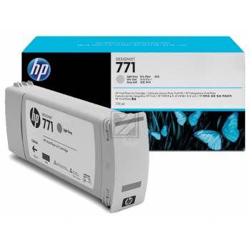 B6Y14A // 771C / schwarz / original HP Tintenpatrone grau / B6Y14A / 775.00 ml