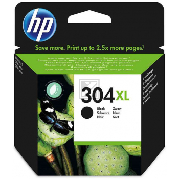 N9K08AE301 // 304XL / schwarz / original HP Druckkopfpatrone schwarz / N9K08AE301 / 300 S. / 5.50 ml
