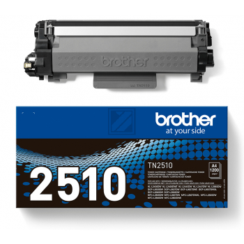 TN2510 / schwarz / original BROTHER Toner schwarz / TN2510 / 1200 S.
