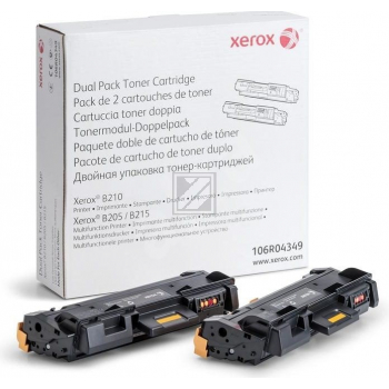 106R04349 / schwarz / original XEROX Toner schwarz / 106R04349 / 3000 S.