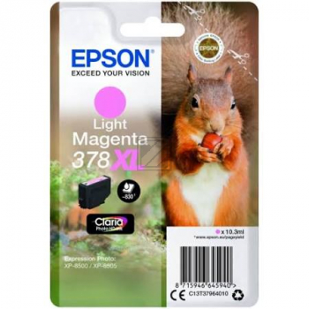 C13T37964010 // 378XL / original EPSON Tintenpatrone magenta hell / C13T37964010 / 830 S. / 10.30 ml