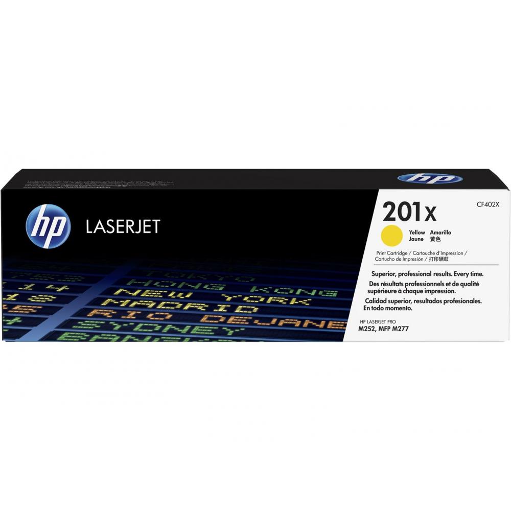 CF402X // 201X / gelb / original HP Toner gelb / CF402X / 2300 S.