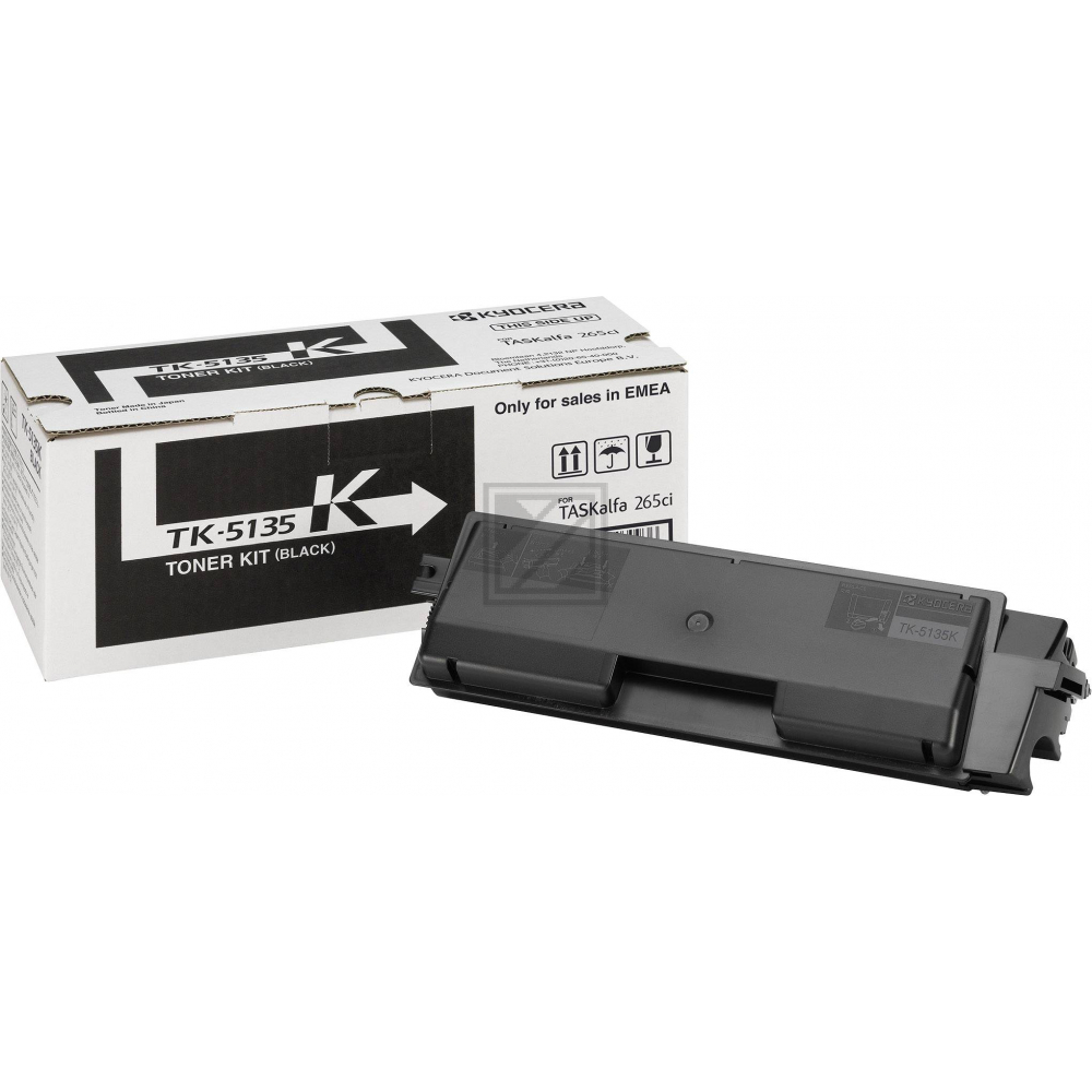 1T02PA0NL0 // TK5135K / schwarz / original KYOCERA Toner schwarz / 1T02PA0NL0 / 10000 S.