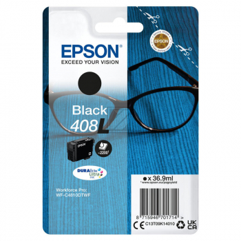 C13T09K14010 // 408L / schwarz / original EPSON Tintenpatrone schwarz / C13T09K14010 / 2200 S. / 36.90 ml