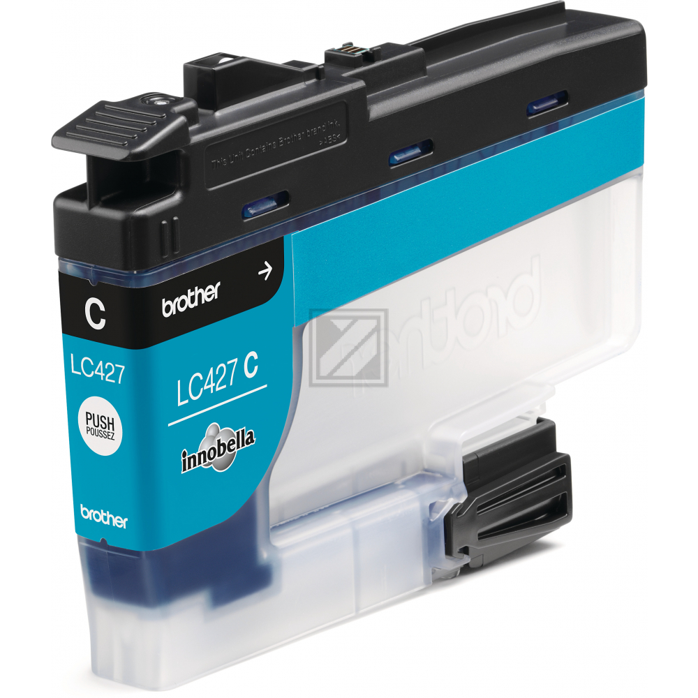 LC427C / cyan / original BROTHER Tintenpatrone cyan / LC427C / 1500 S.