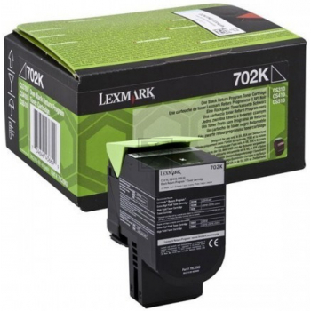 70C20KE // 702K / schwarz / original Lexmark Toner / 70C20KE / 1000 S.
