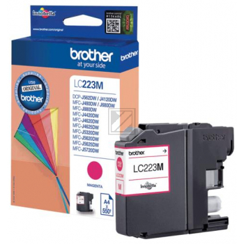 LC223M / magenta / original BROTHER Tintenpatrone magenta / LC223M / 550 S. / 5.90 ml