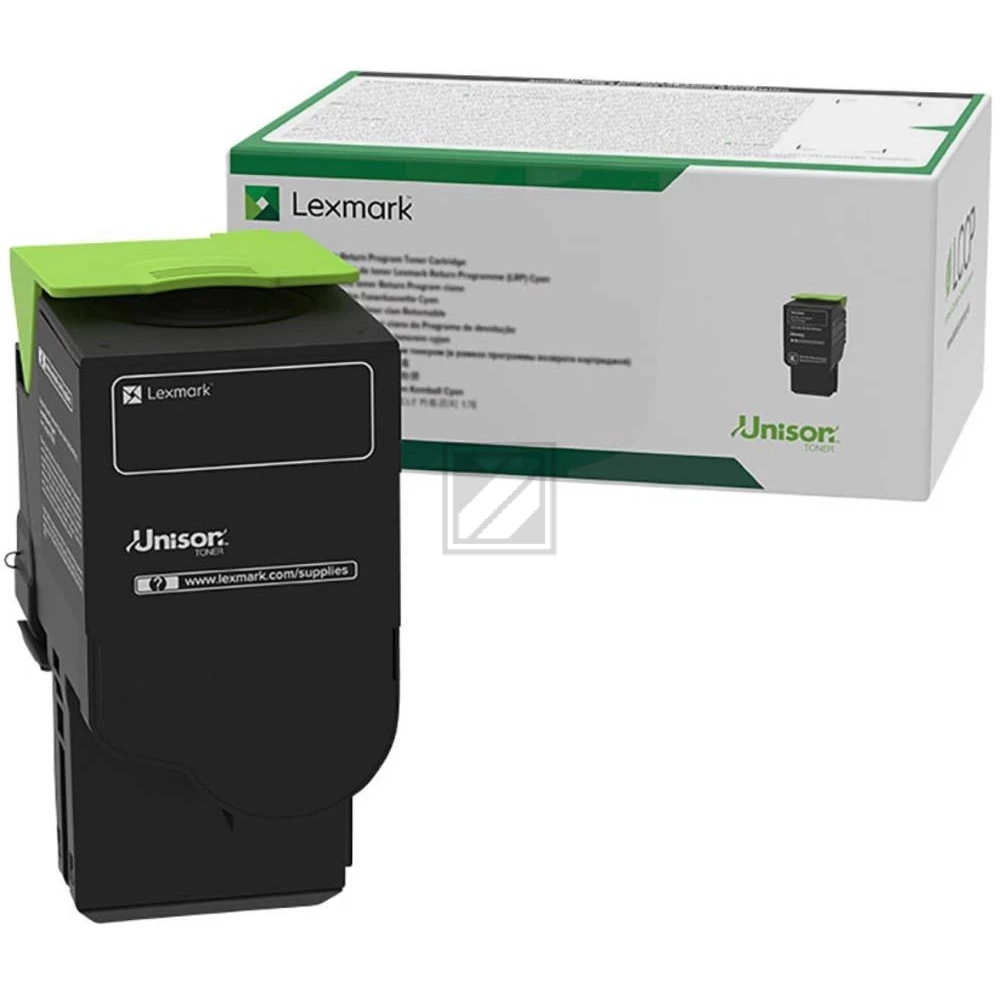 78C20KE / schwarz / original Lexmark Toner schwarz / 78C20KE / 2000 S.