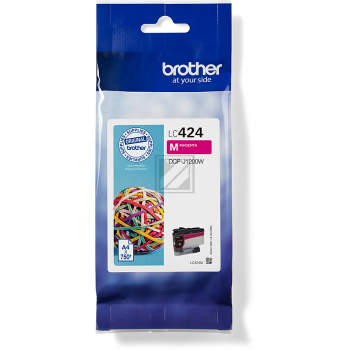 LC424M / magenta / original BROTHER Tintenpatrone magenta / LC424M / 750 S.