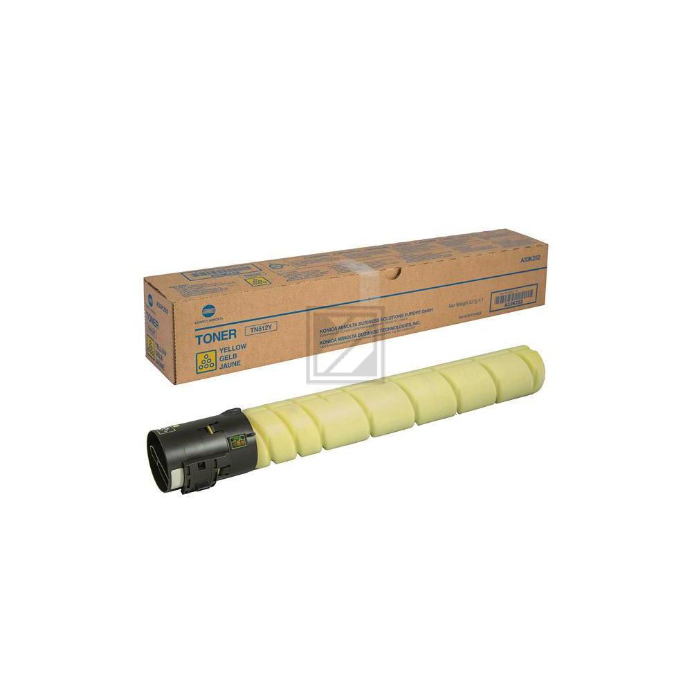 A33K252 // TN512Y / gelb / original KONICAMIN Toner gelb / A33K252 / 35000 S.