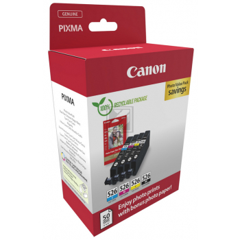 4540B019 // CLI526 / original CANON Tintenpatrone MultiPack / 4540B019 / 450 S. / 9.00 ml