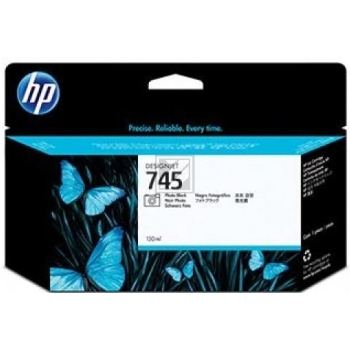 F9J98A // 745 / schwarz / original HP Tintenpatrone schwarz hell / F9J98A / 130.00 ml