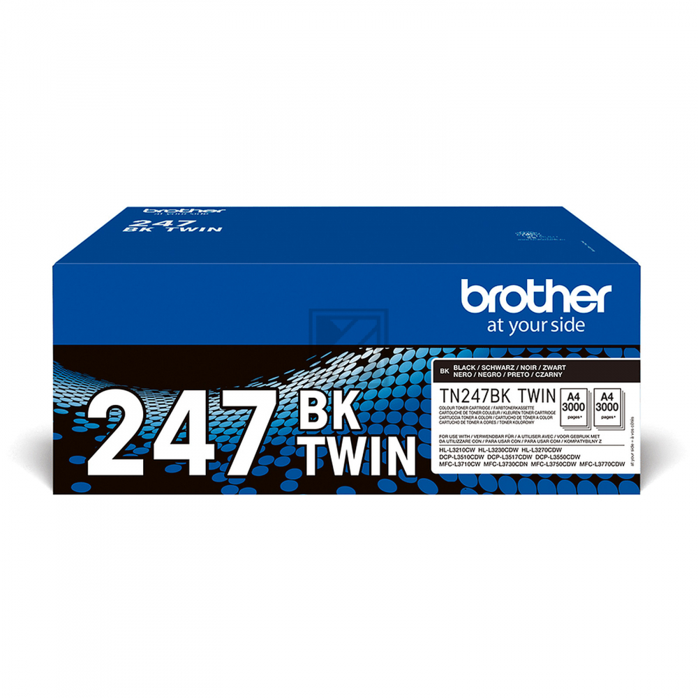 TN2420TWIN / schwarz / original BROTHER Toner schwarz / TN2420TWIN / 3000 S.