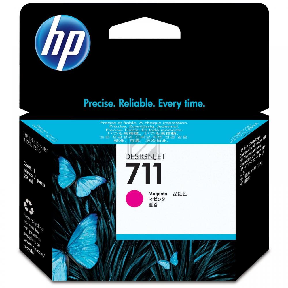 CZ131A // 711 / magenta / original HP Tintenpatrone magenta / CZ131A / 29.00 ml