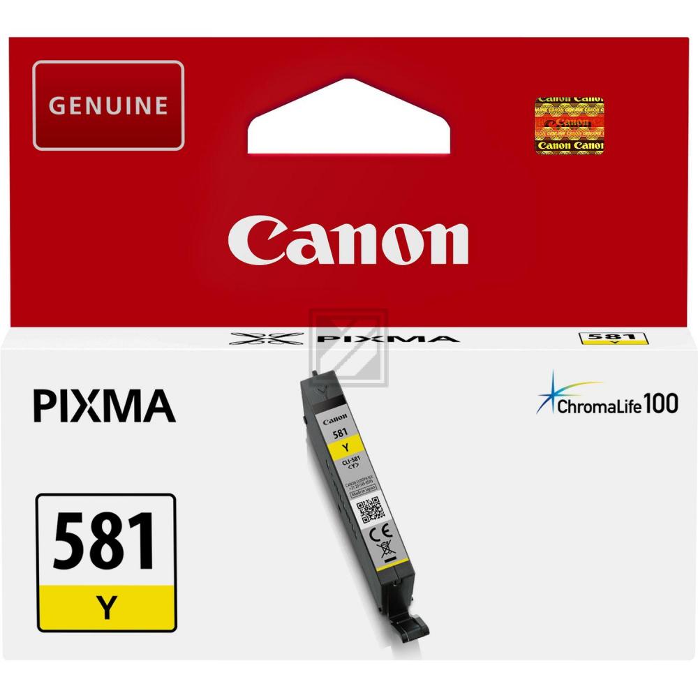 2105C001 // CLI581Y / gelb / original CANON Tintenpatrone gelb / 2105C001 / 259 S. / 5.60 ml
