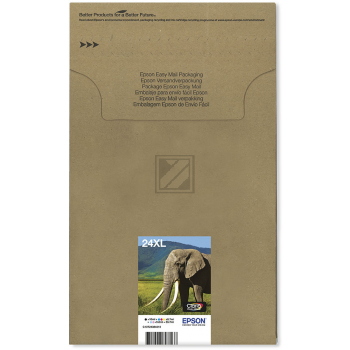 C13T24384510 // 24XL / schwarz / original EPSON Tintenpatrone MultiPack / C13T24384510 / 740 S.