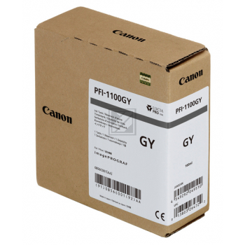 0856C001 // PFI1100GY / original CANON Tintenpatrone grau / 0856C001 / 160.00 ml