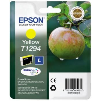 C13T12944012 // T1294 / gelb / original EPSON Tintenpatrone gelb / C13T12944012 / 515 S. / 7.00 ml
