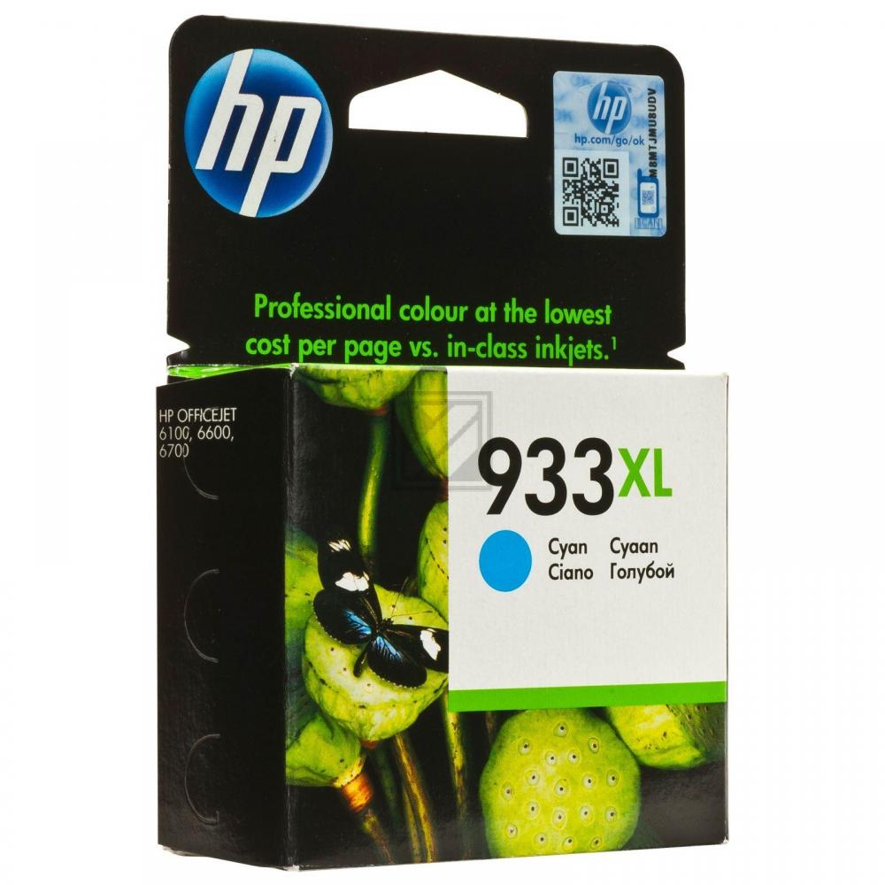 CN054AE // 933XL / cyan / original HP Tintenpatrone cyan / CN054AE / 825 S. / 8.50 ml