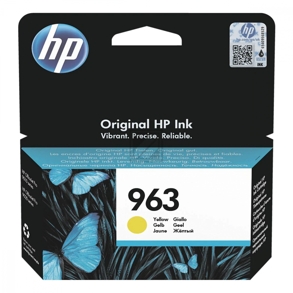 HP Ink Cart. 3JA25AE No. 963 für Office Jet Pro 90 / 3JA25AE // yellow