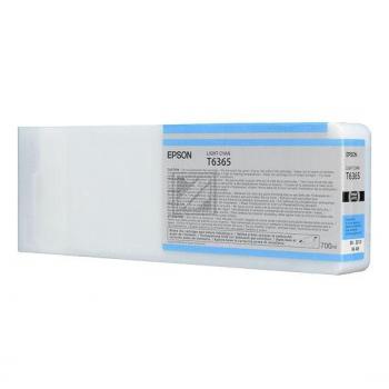 C13T636500 // T6365 / cyan / original EPSON Tintenpatrone cyan hell / C13T636500 / 700.00 ml