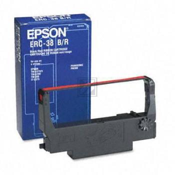 C43S015376 // ERC38BR / schwarz / original EPSON Nylonband schwarzrot / C43S015376 / 1500000 Char. C43S015376 // ERC38BR / schwarz / original EPSON Nylonband schwarzrot / C43S015376 / 1500000 Char.