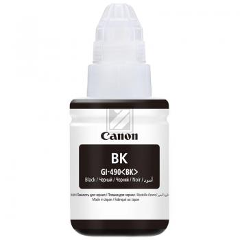 0663C001 // GI490BK / schwarz / original CANON Tintenflasche schwarz / 0663C001 / 6000 S. / 135.00 ml