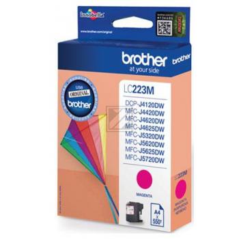 LC223M / magenta / original BROTHER Tintenpatrone magenta / LC223M / 550 S. / 5.90 ml